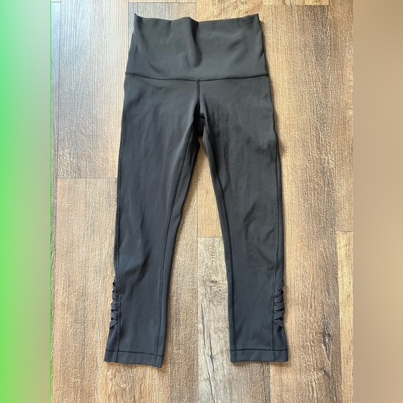 lululemon athletica Pants - Lululemon Criss Cross Mesh Panel leggings